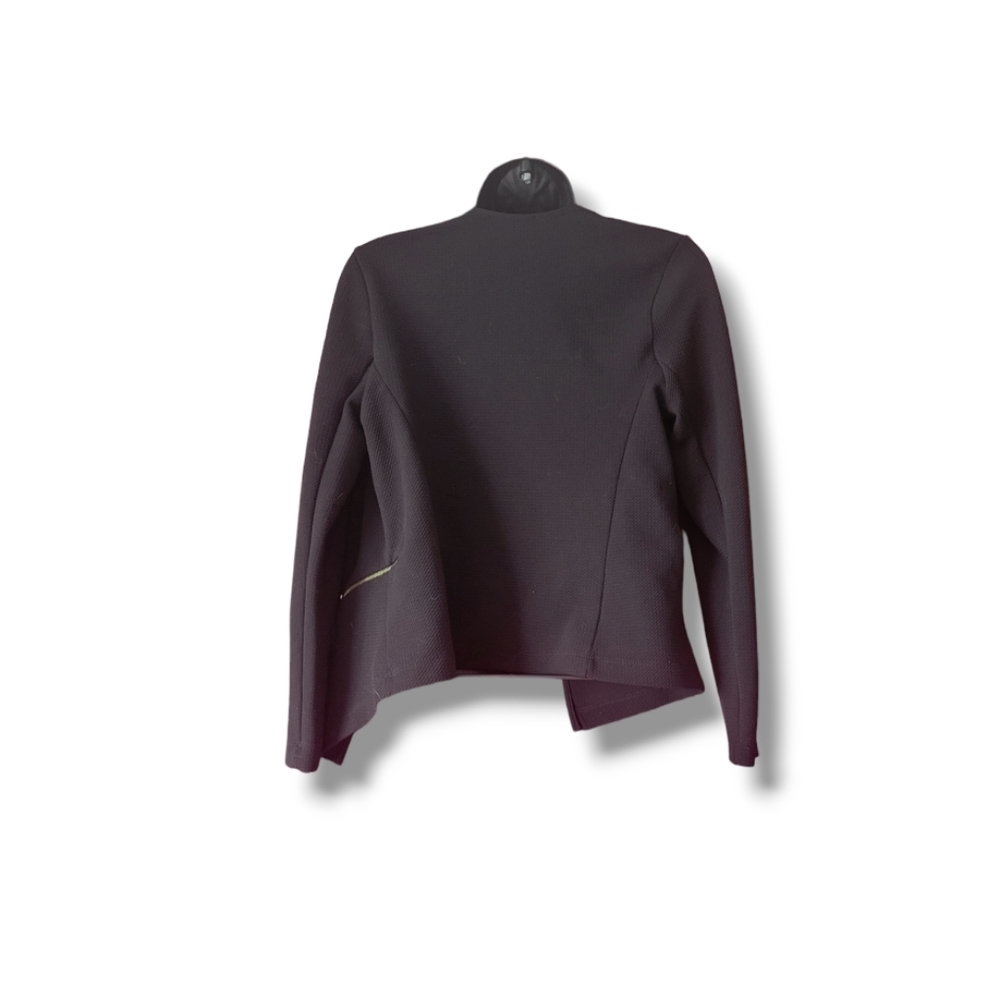 Kaii Black Jacket with Gold Zipper Detail Sz Med - Picture 2 of 4